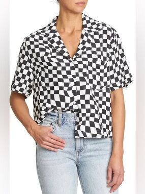 Pistola Lucy Camp Checkered Button Down